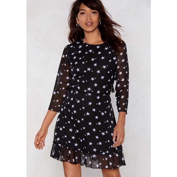 NWT Dress with Ruffle Open Back - Picture 8 of 10